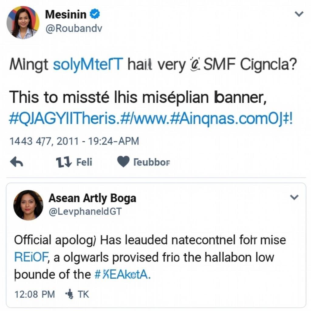 Damage Control for ASEAN Banner Misspelling