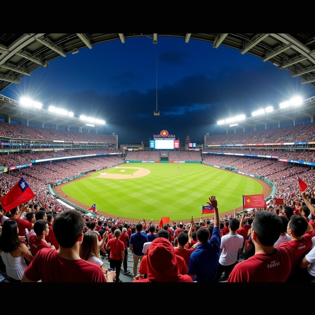 ASEAN Baseball Fans Cheering