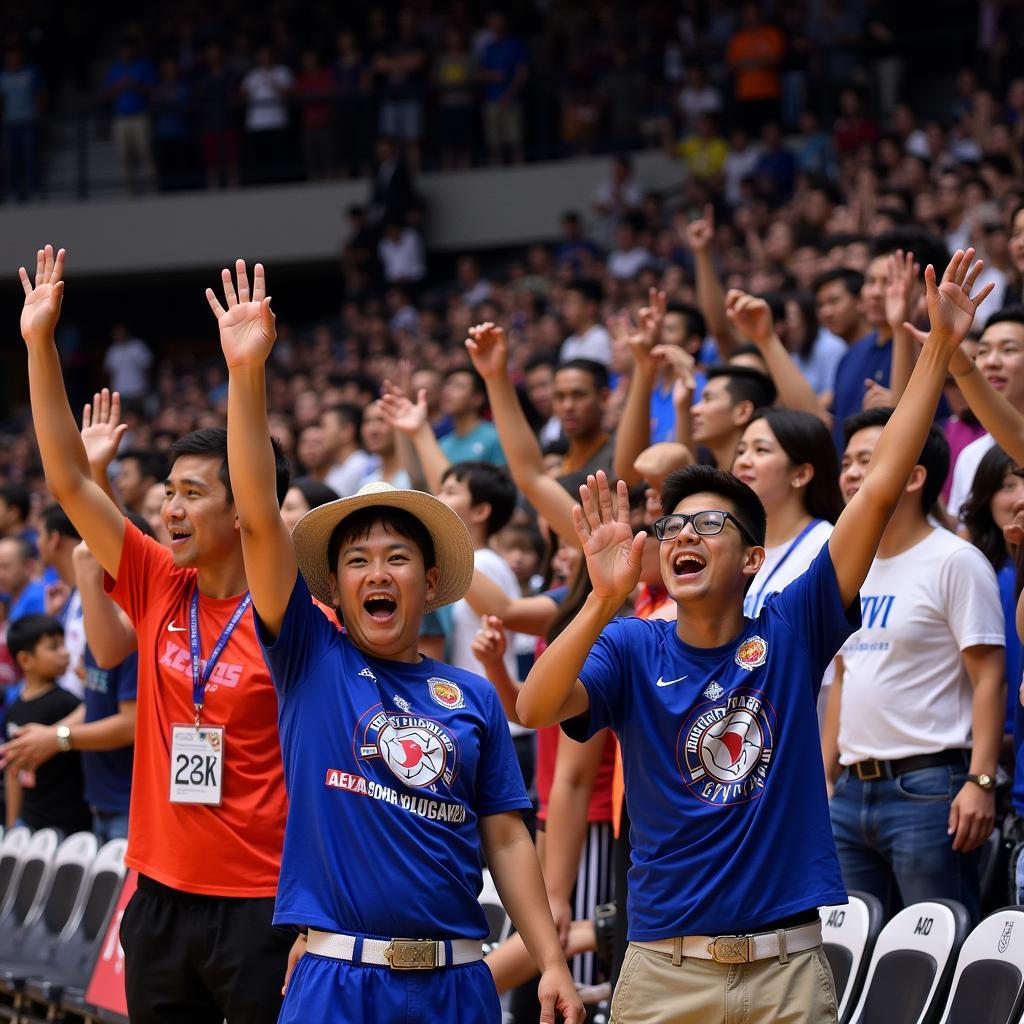 ASEAN Basketball Fans Celebrating in 2016