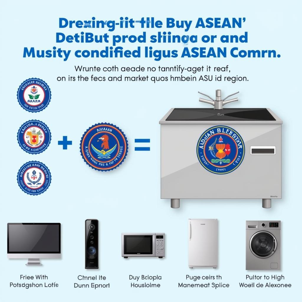 Product Displaying ASEAN Blue Seal Certification