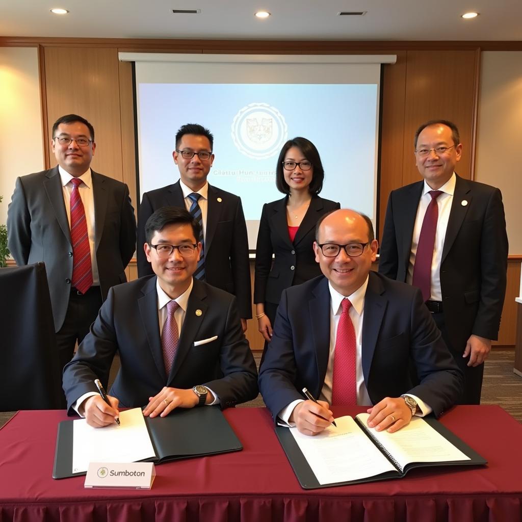 Signing ceremony at the ASEAN Business Investment Summit