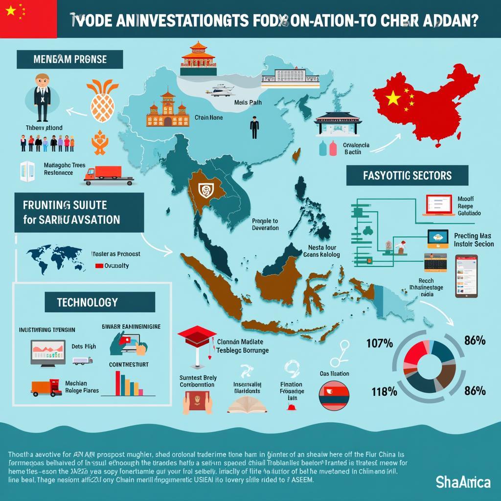 ASEAN-China Economic Partnership: A Visual Representation of Trade and Investment Flows