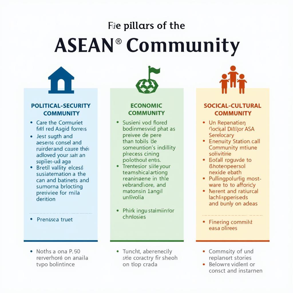 The Three Pillars of the ASEAN Community