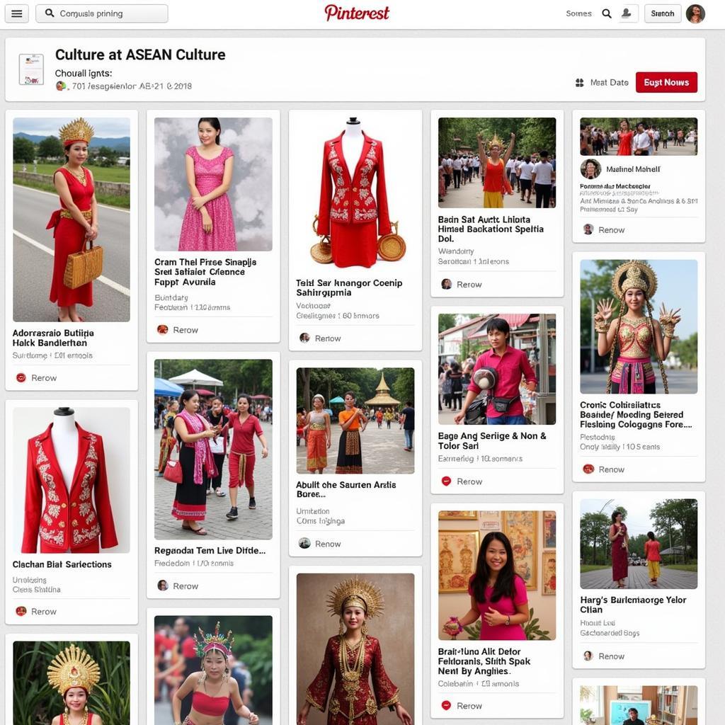 ASEAN Cultural Exploration on Pinterest