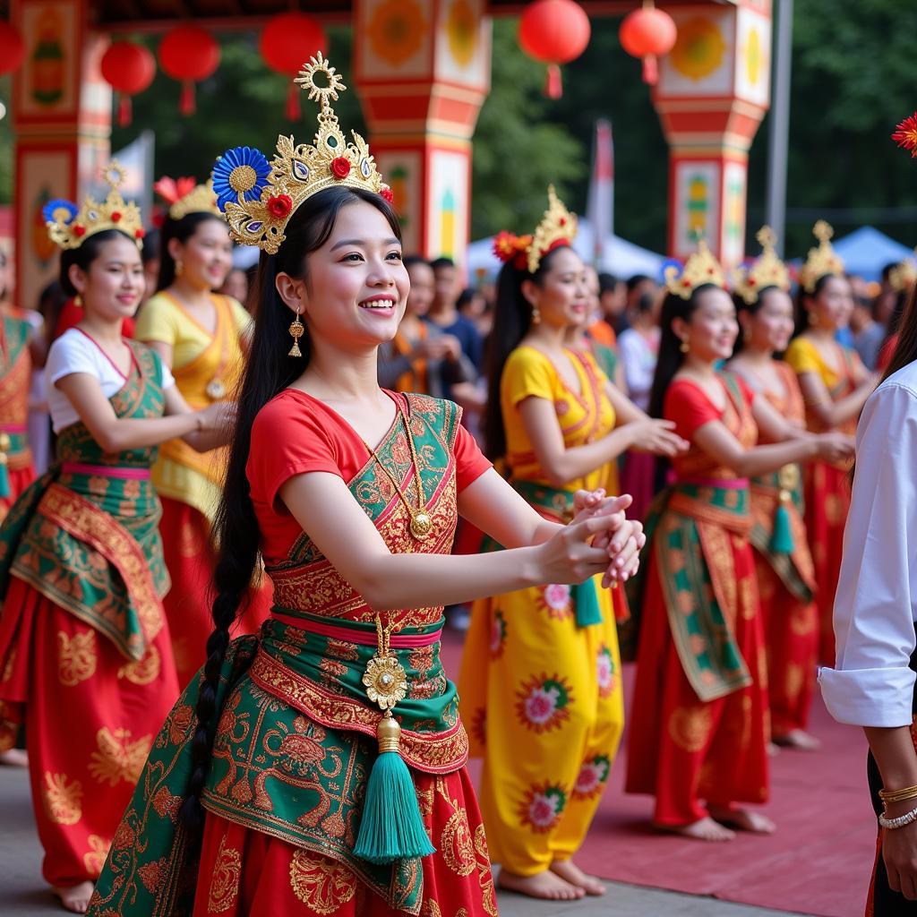 Vibrant ASEAN Cultural Festival Showcasing Traditional Dances