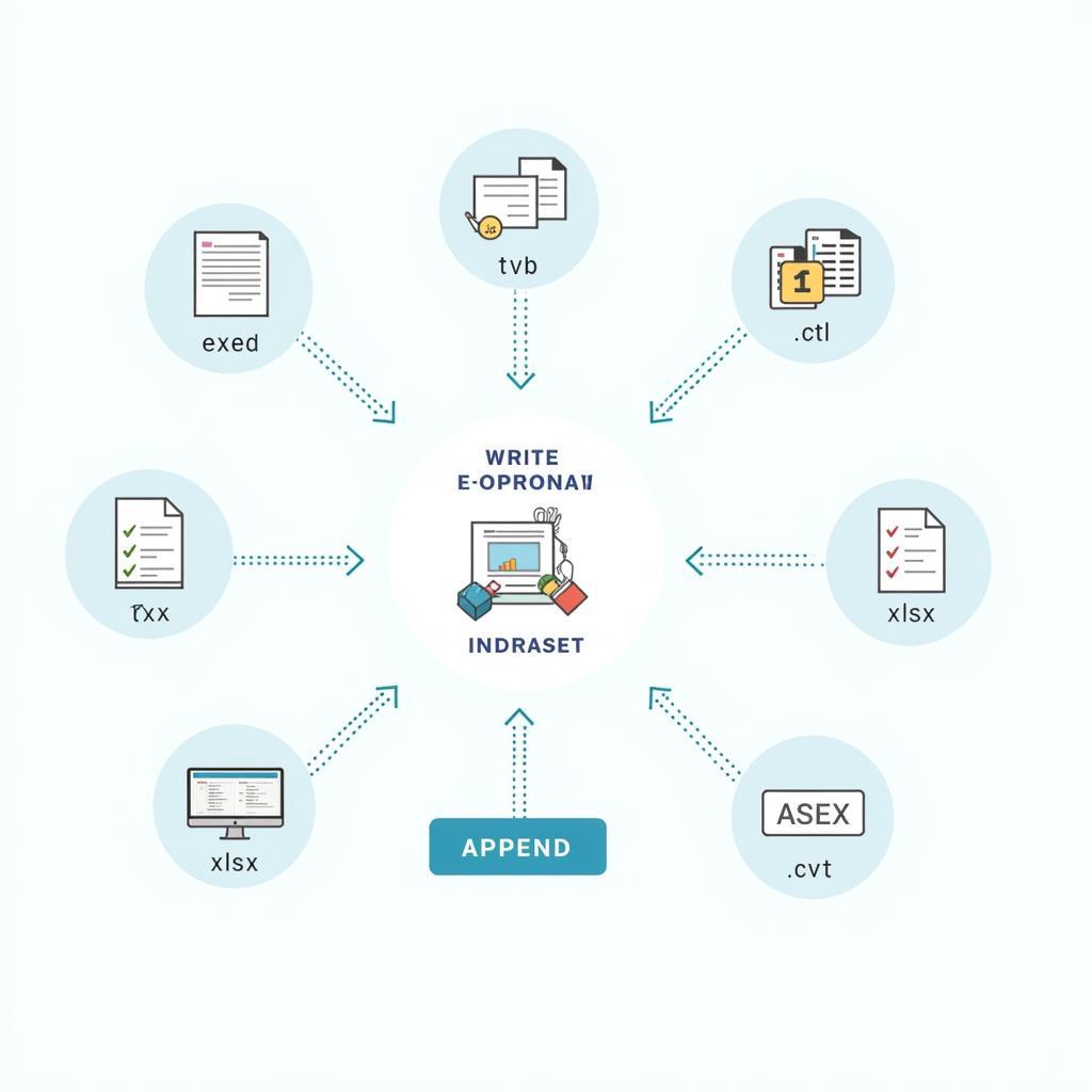 Visual Representation of ASEAN Data Management with Write Append