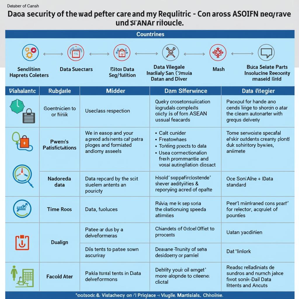 ASEAN Data Security Standards Illustration