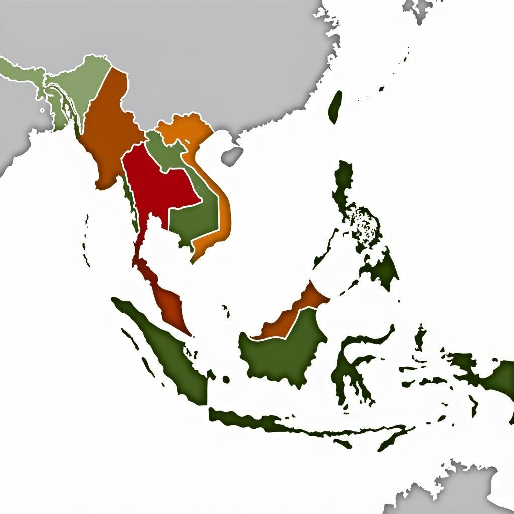 Map of ASEAN Digital Infrastructure Development