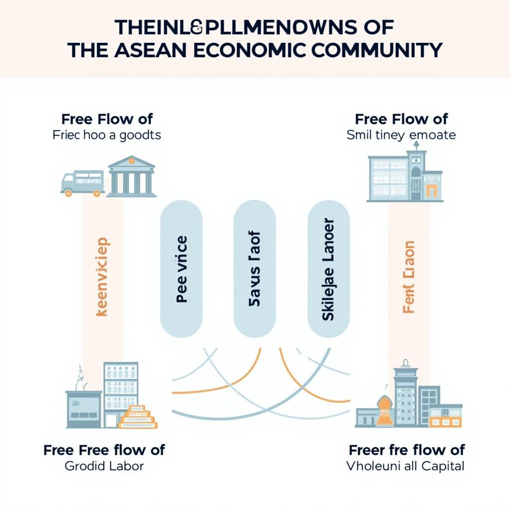 ASEAN Economic Community Pillars: Visual Representation