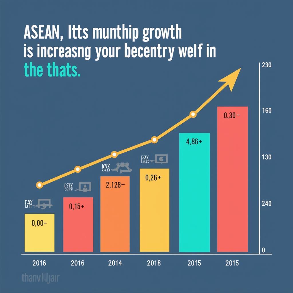 Chart Illustrating ASEAN Economic Growth