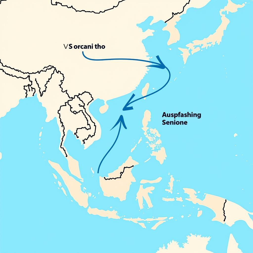 ASEAN Economic Integration: A visual representation of trade flows and economic partnerships within the ASEAN region.