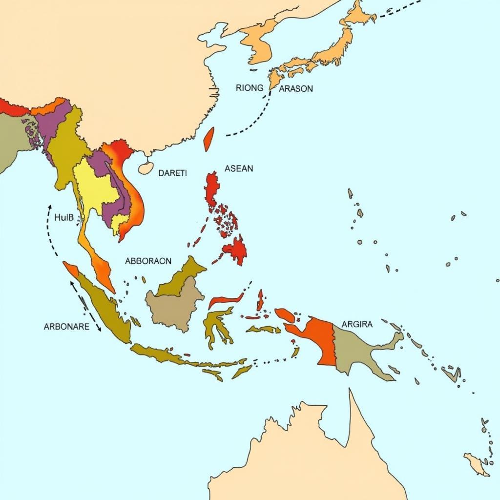 ASEAN Economic Integration Map