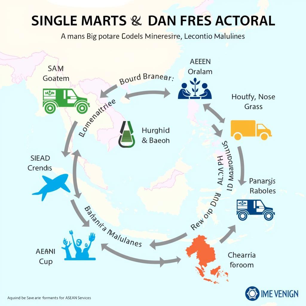 Visual representation of ASEAN economic integration