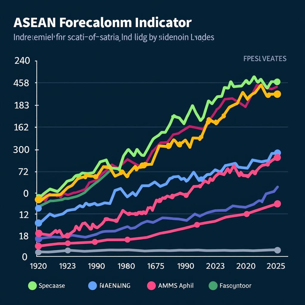 ASEAN Exponential Smoothing Forecast Chart