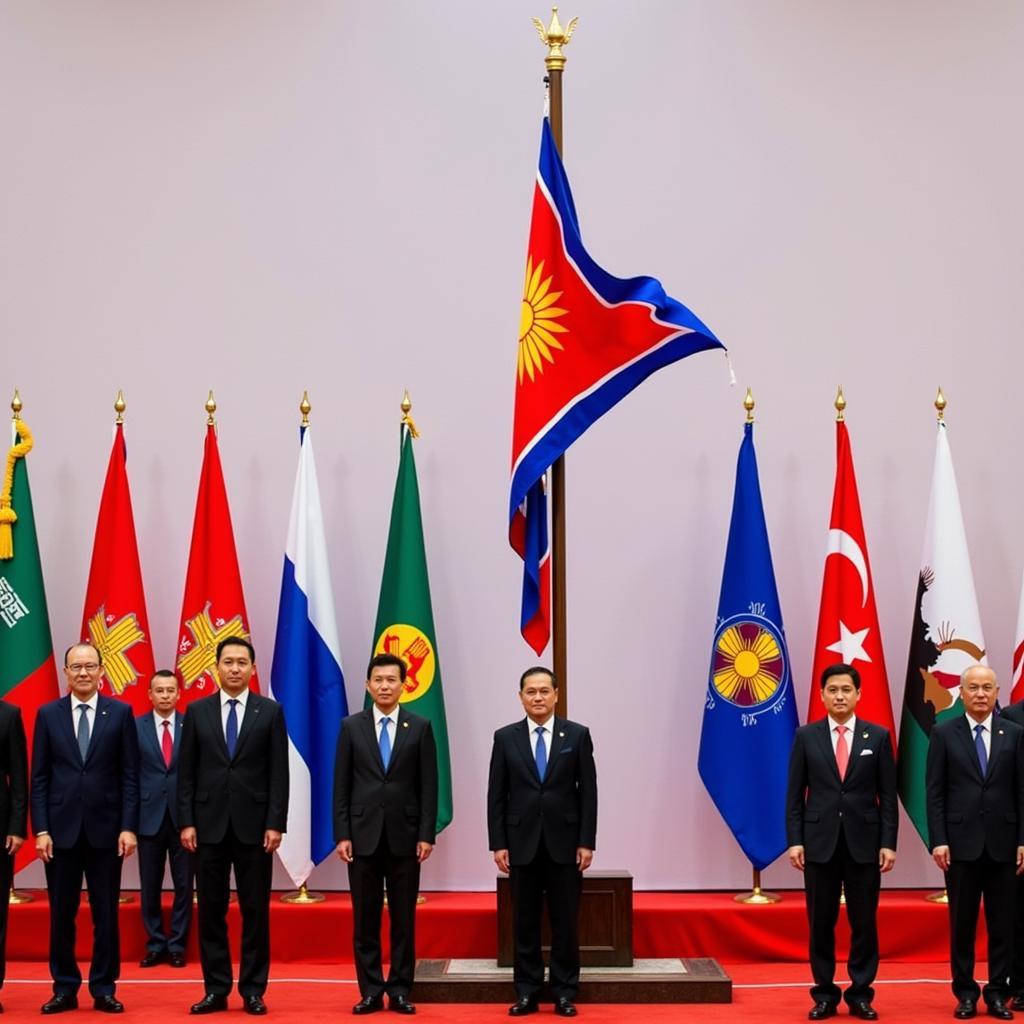 ASEAN Flag Ceremony in 2018