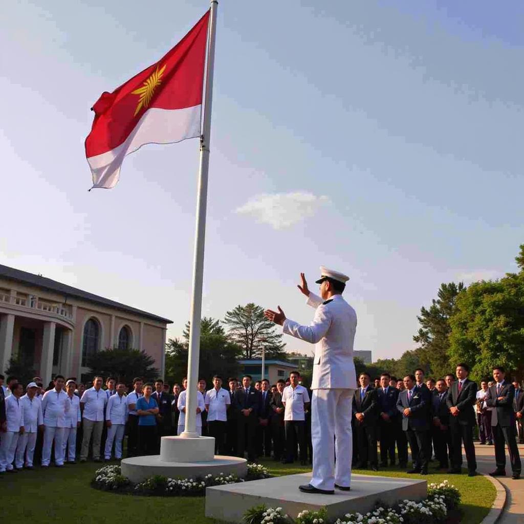 ASEAN Flag Ceremony with Anthem Playing