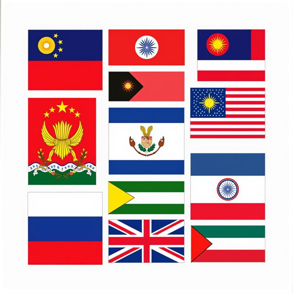 Flags of ASEAN Member Nations