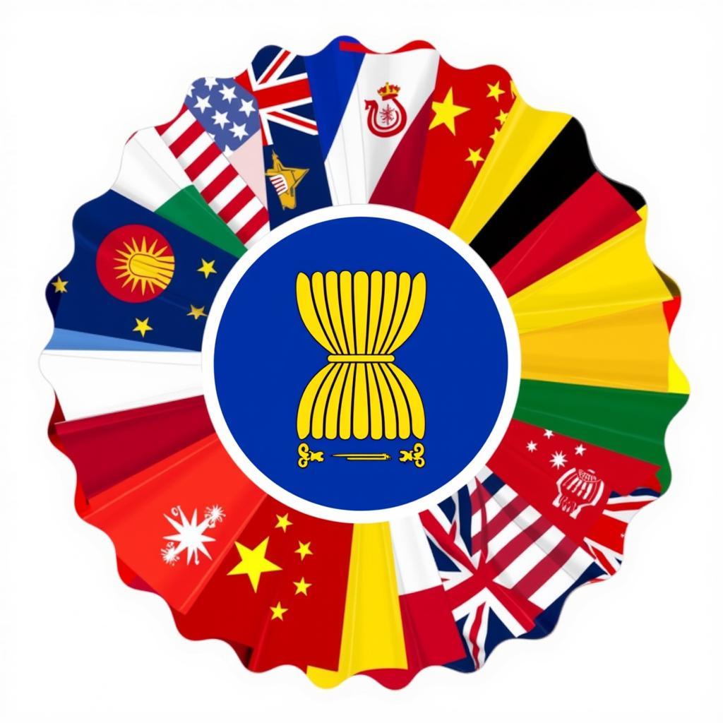 ASEAN Flags Representing Unity and Diversity