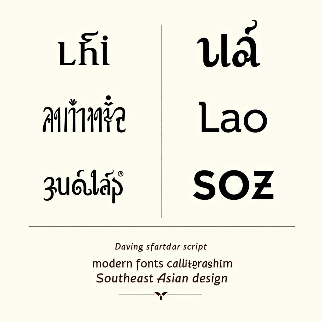 ASEAN Font Inspiration from Traditional Scripts