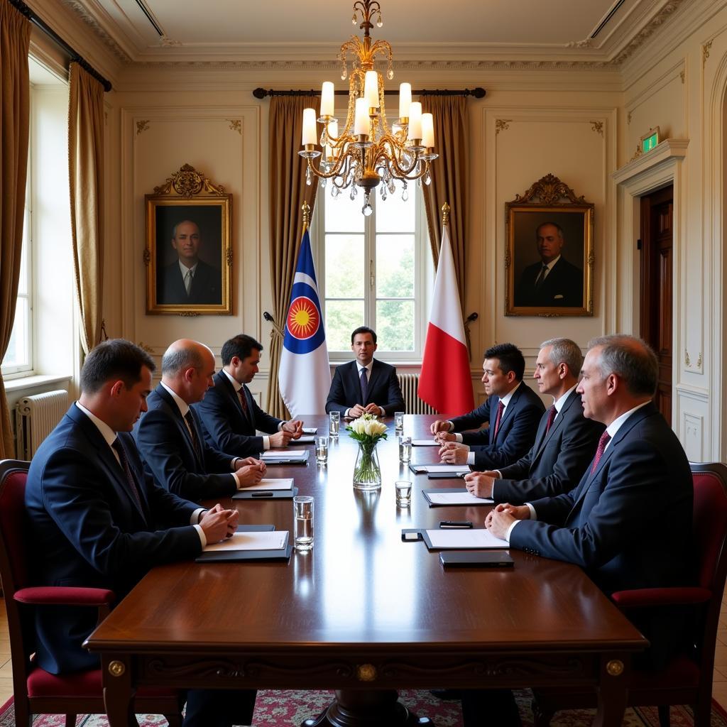 ASEAN-France Diplomatic Meeting near Versailles