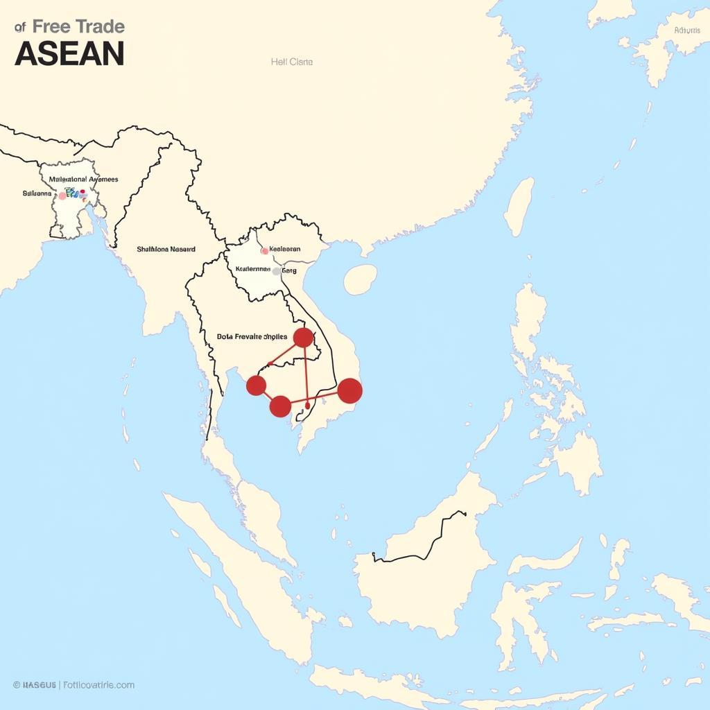 Map of ASEAN Free Trade Agreements