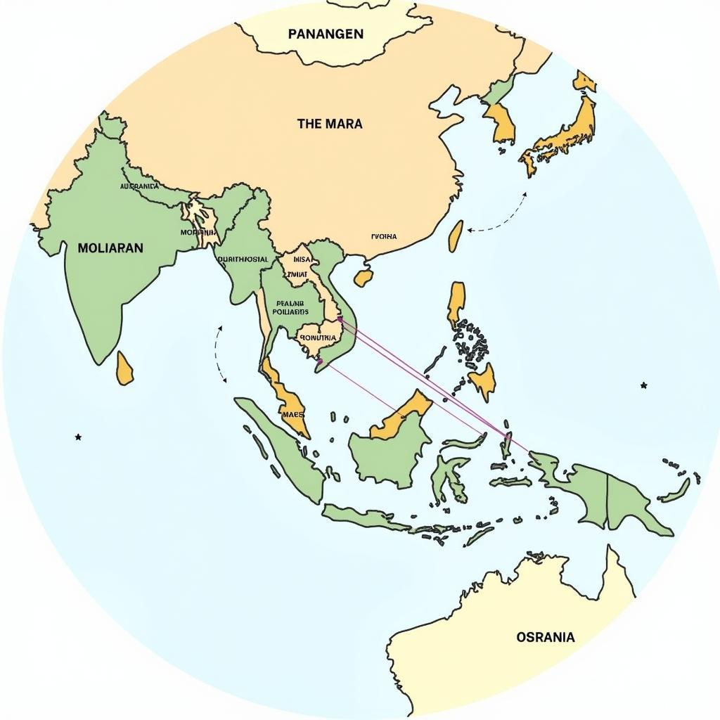 ASEAN Free Trade Agreements Network Map