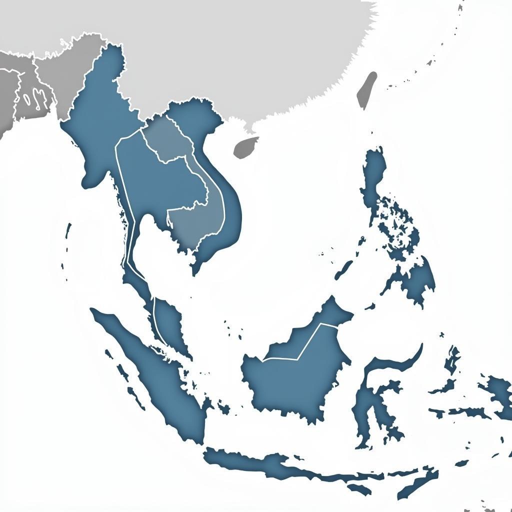 ASEAN Free Trade Area Network Map