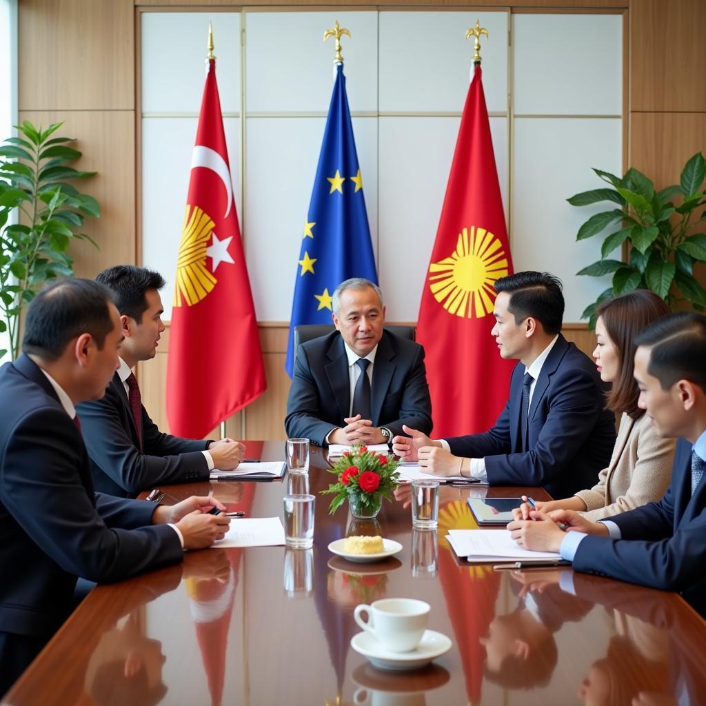 ASEAN Leaders Discussing Future Collaboration