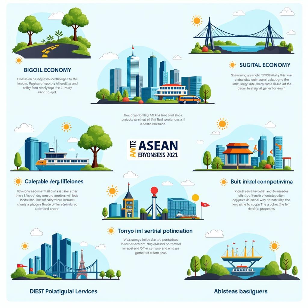 ASEAN Future Collaboration Projects: Images Representing Key Initiatives