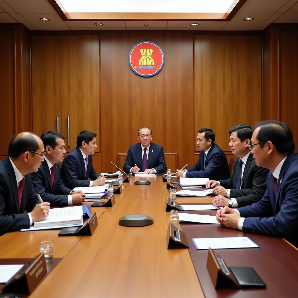 ASEAN Leaders in a Meeting