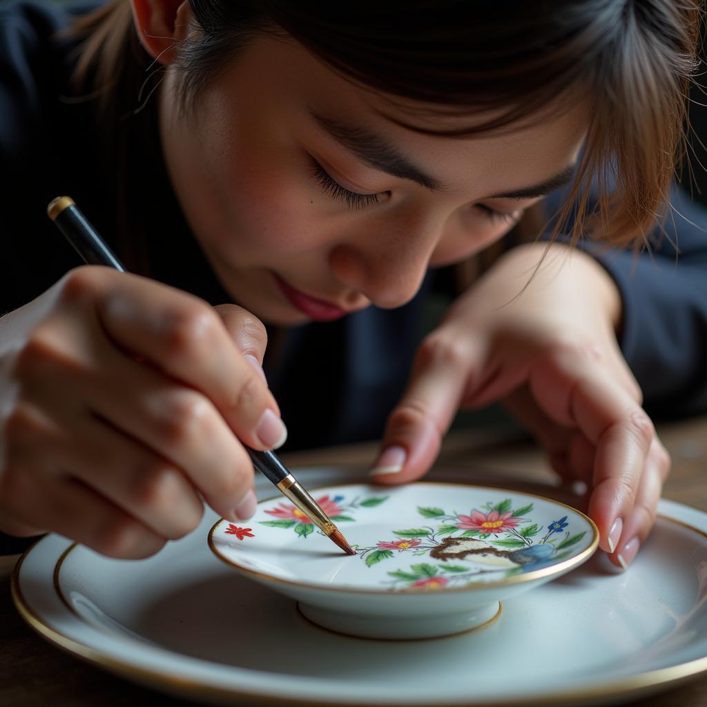 An ASEAN Limoges Artisan at Work