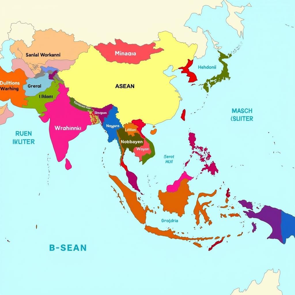 Map of ASEAN Member States