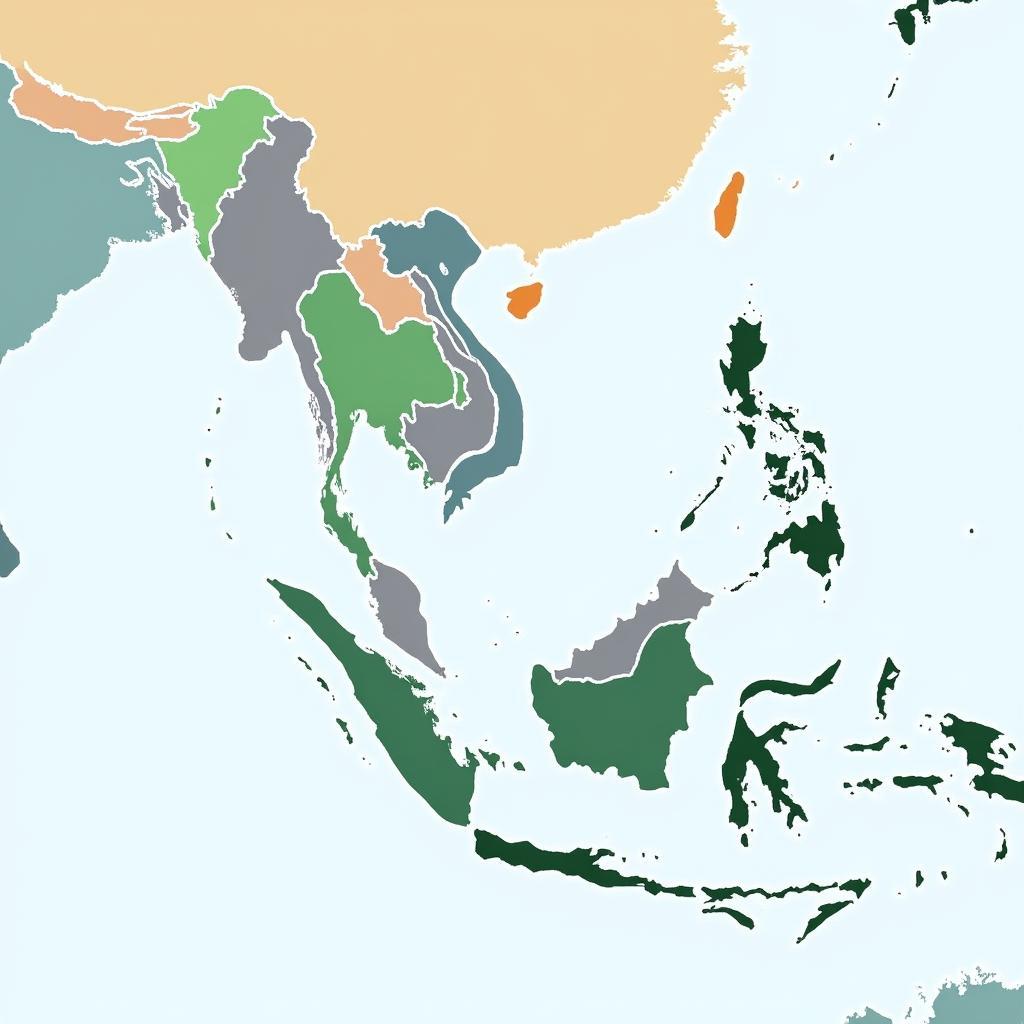 Map of ASEAN Member States