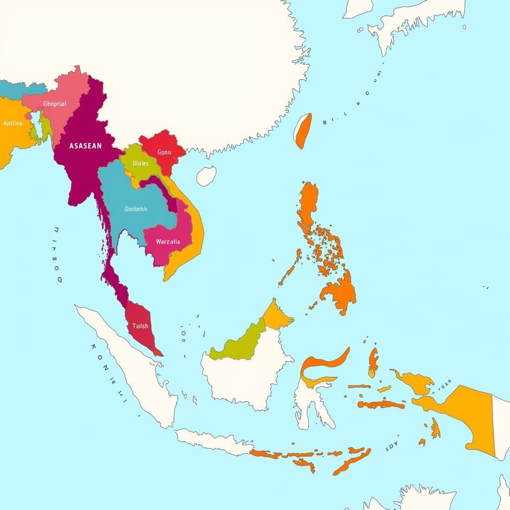 Map of ASEAN Member States