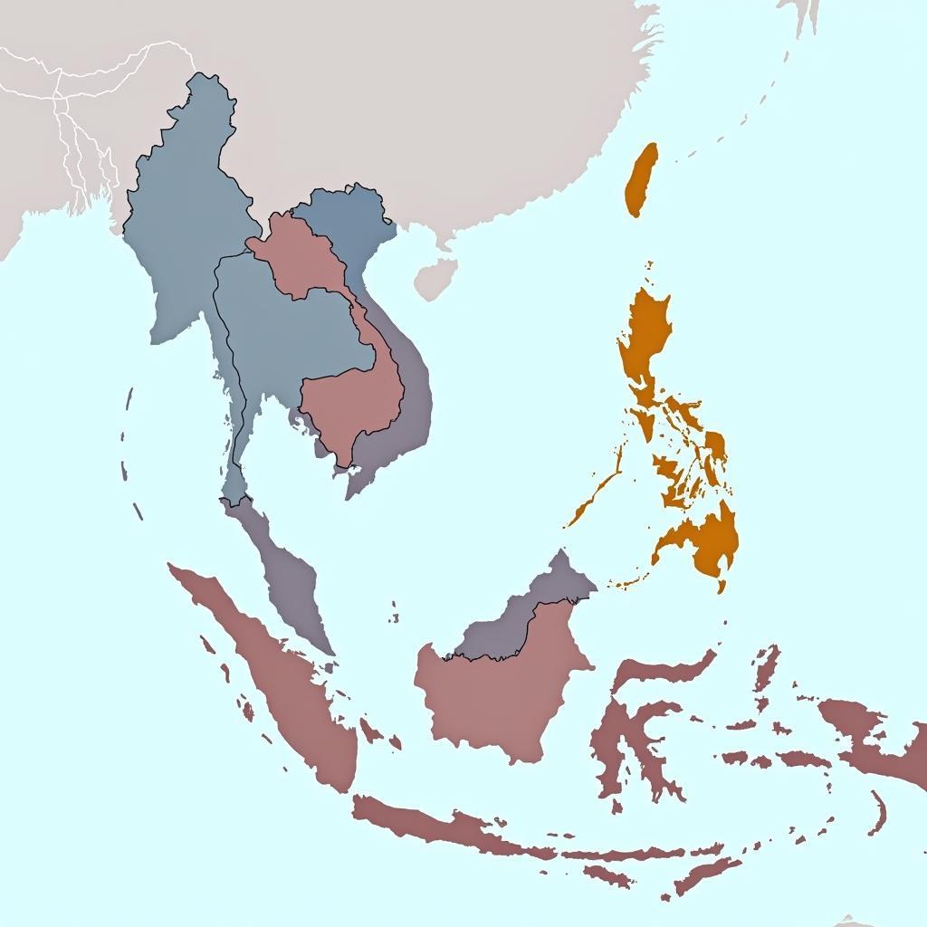 Map of ASEAN Member States