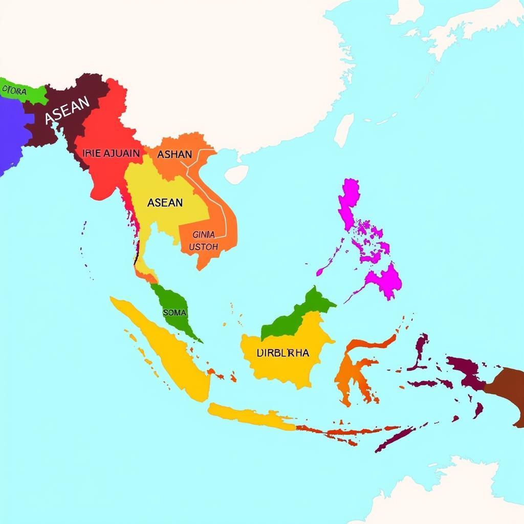 Map of ASEAN Member States