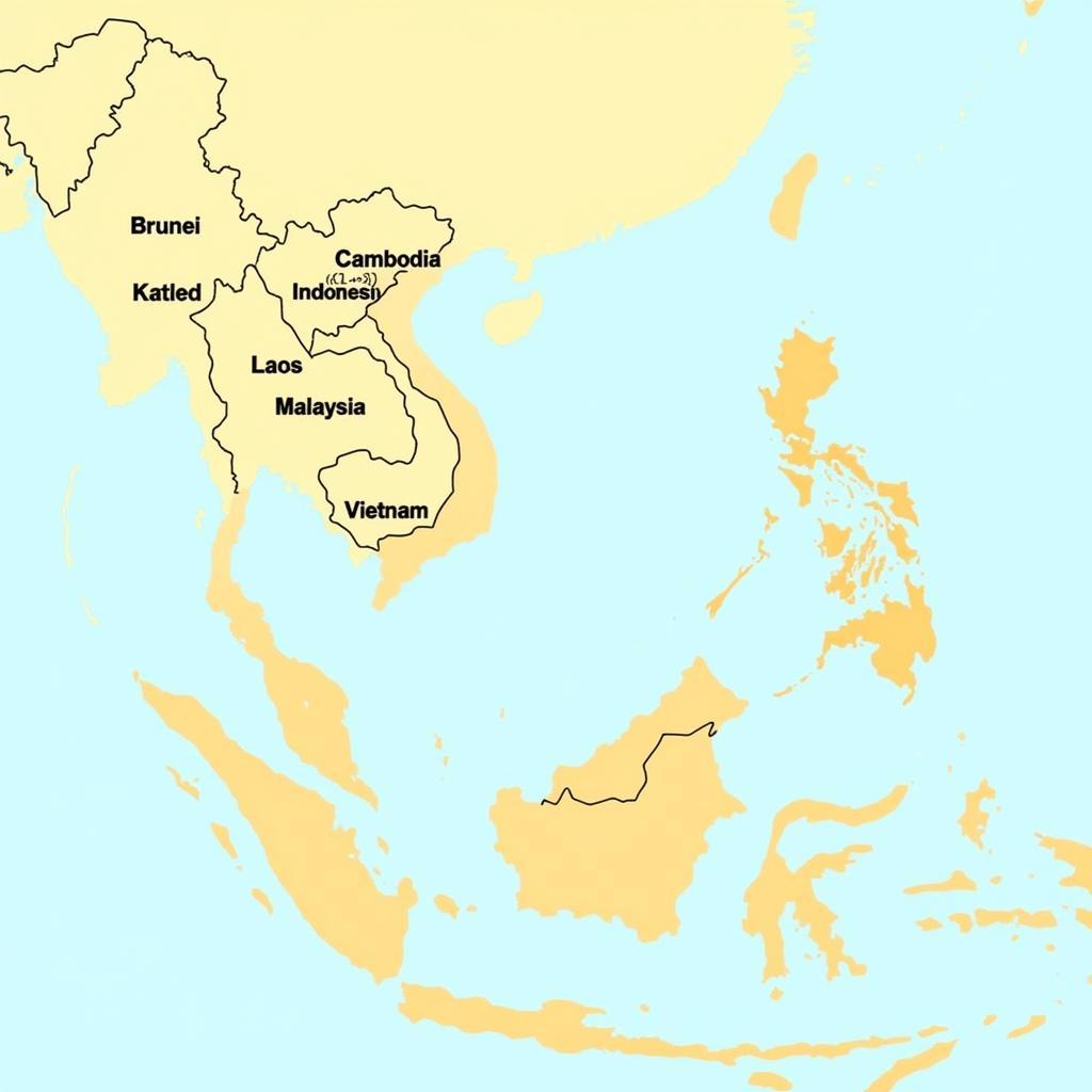 Map of ASEAN Member States