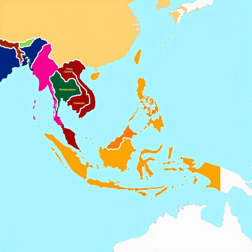 Map of ASEAN Member States