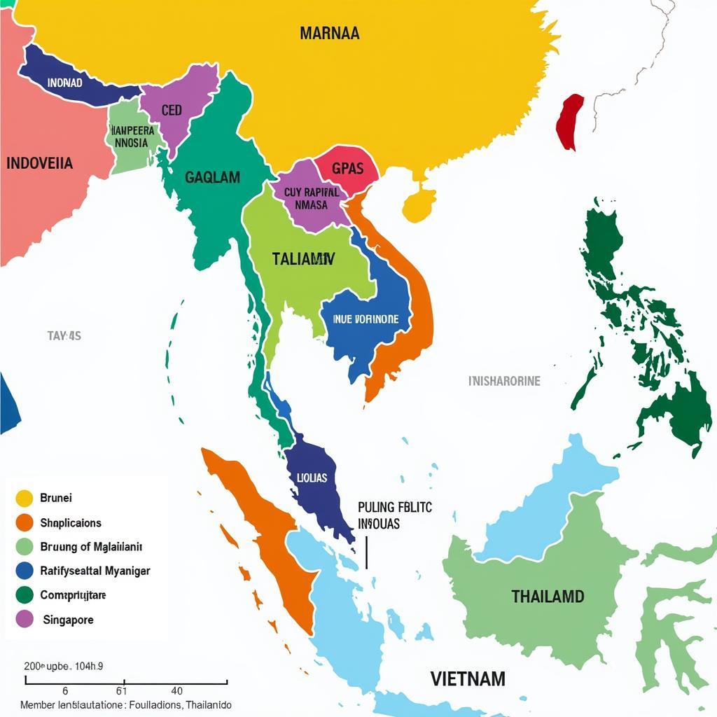 Map of ASEAN Member States