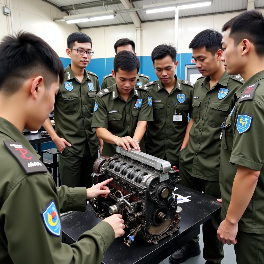 ASEAN Military Mechanics in Training