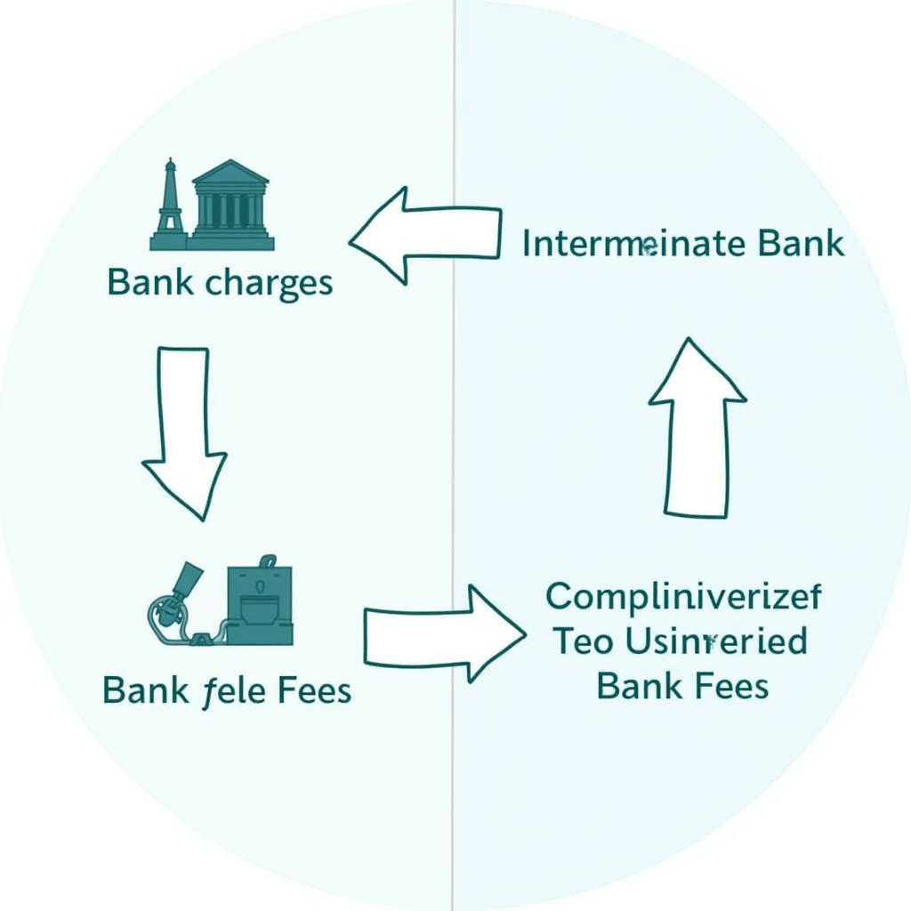 A graphic illustrating the various fees associated with money transfers within the ASEAN region.