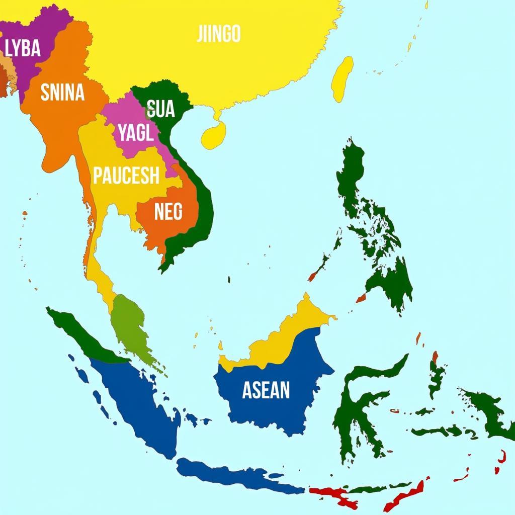 Map of ASEAN Member States