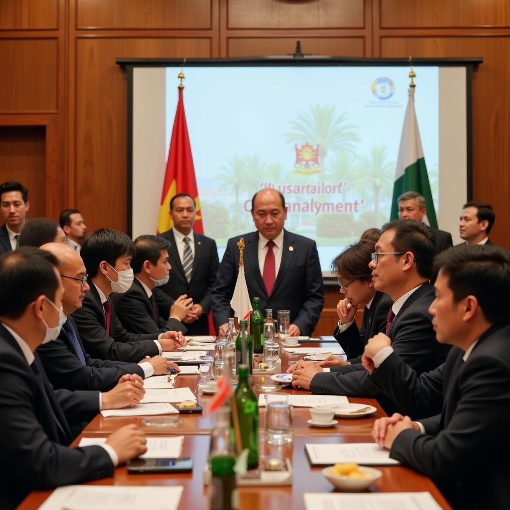 Representatives at an ASEAN-Pakistan Security Forum