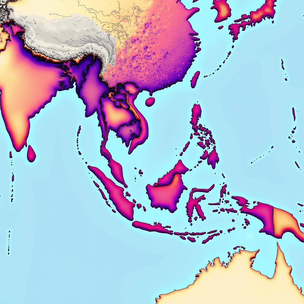 ASEAN Population Distribution Gaussian Model