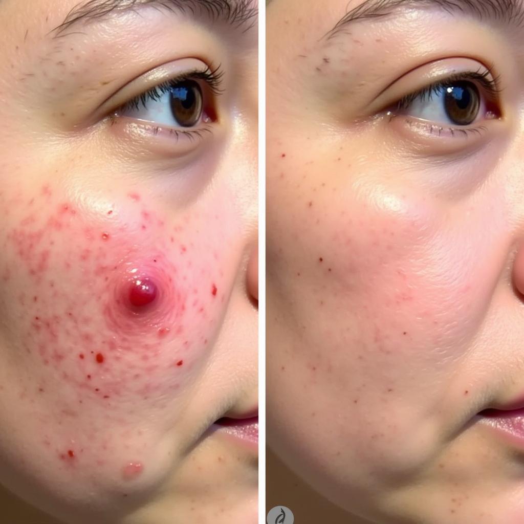 Before and After Asean Pulsed Dye Laser Lioptec Treatment