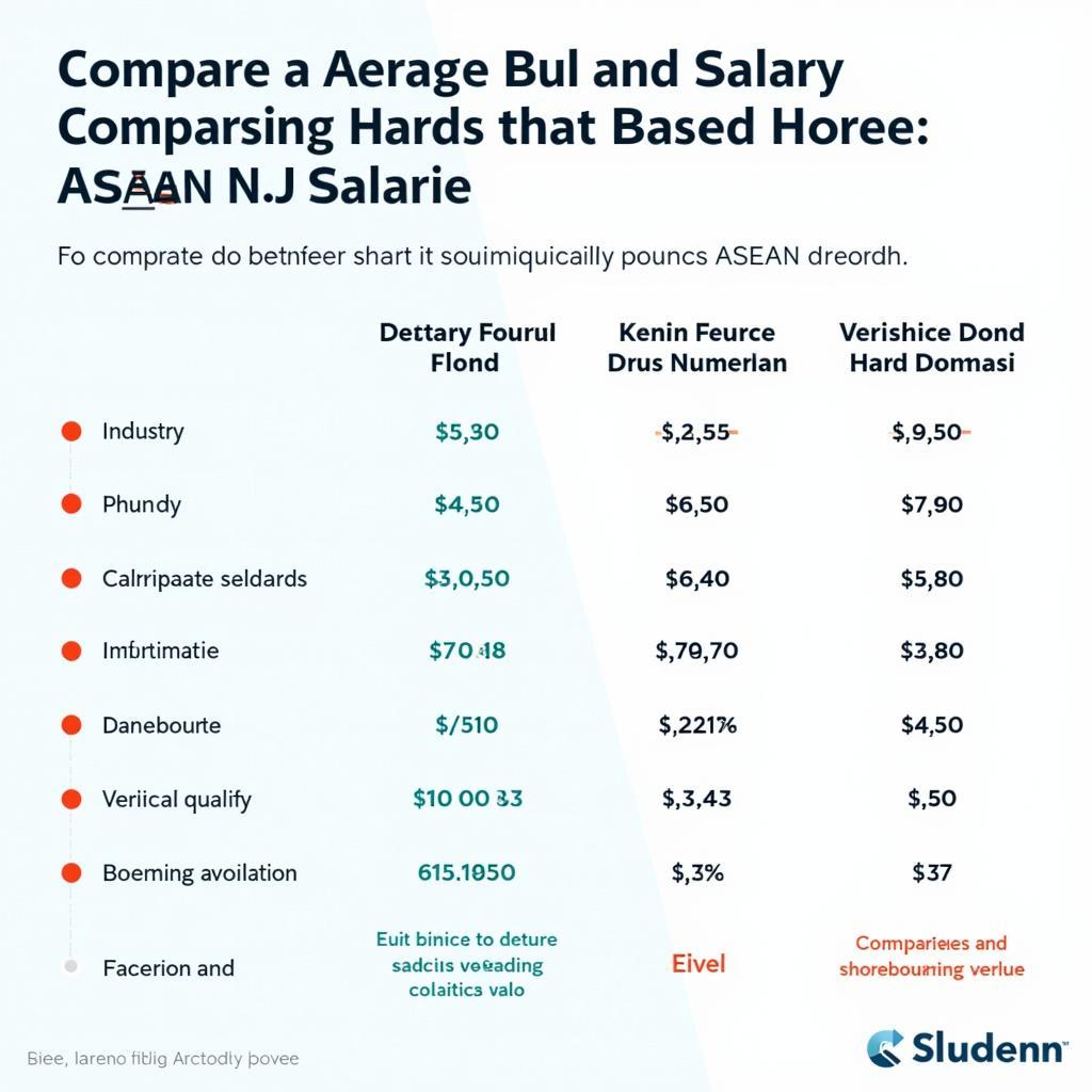 ASEAN Salary Comparison Chart