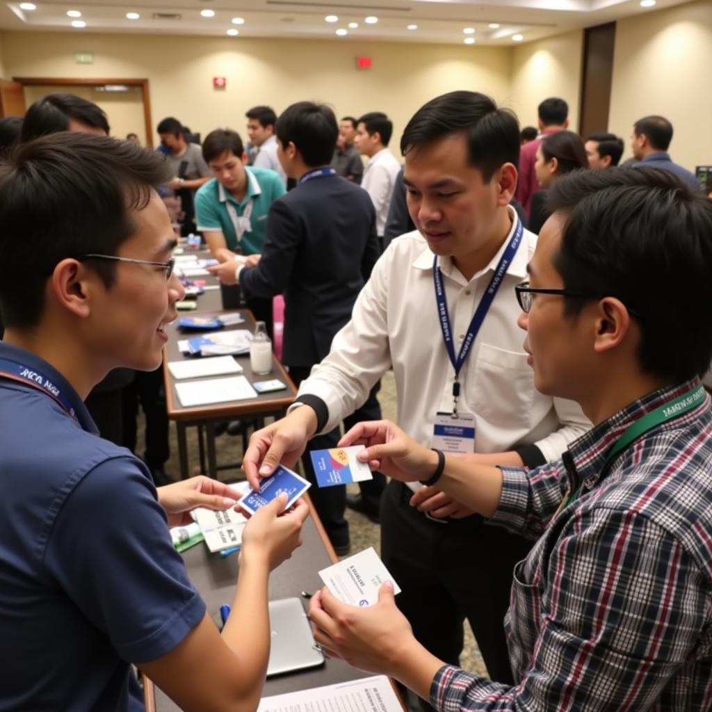 Participants networking at the ASEAN Saturday Academy Symposium