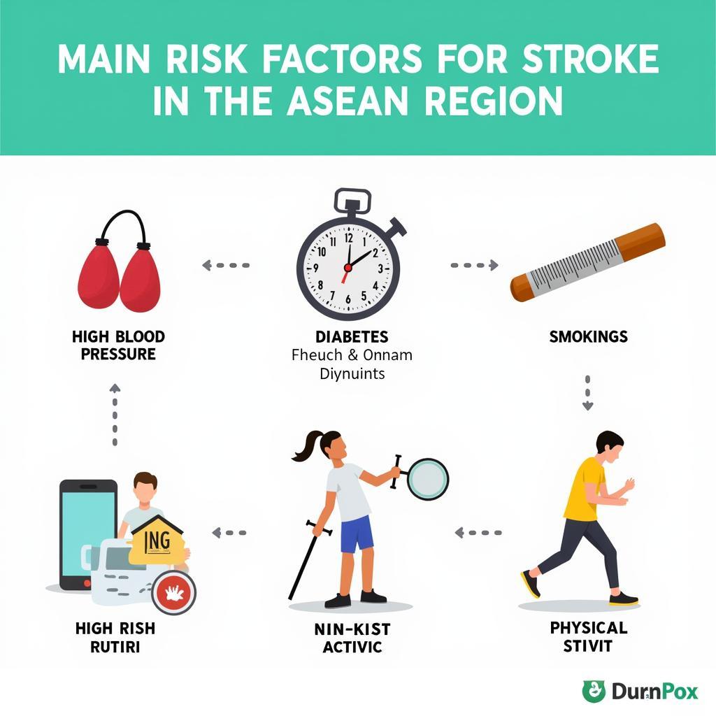 ASEAN Stroke Risk Factors: High Blood Pressure, Diabetes, Smoking