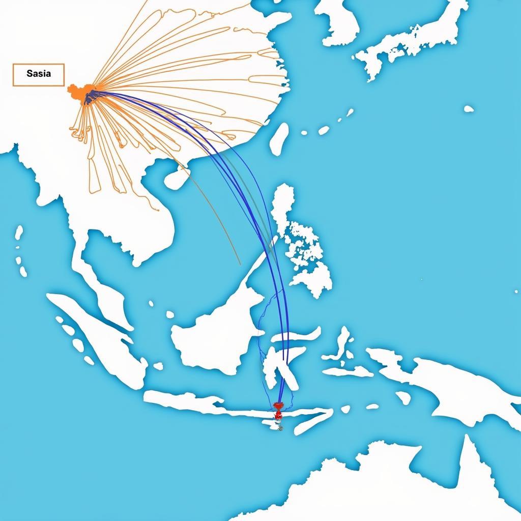 ASEAN Submarine Cable Network Map