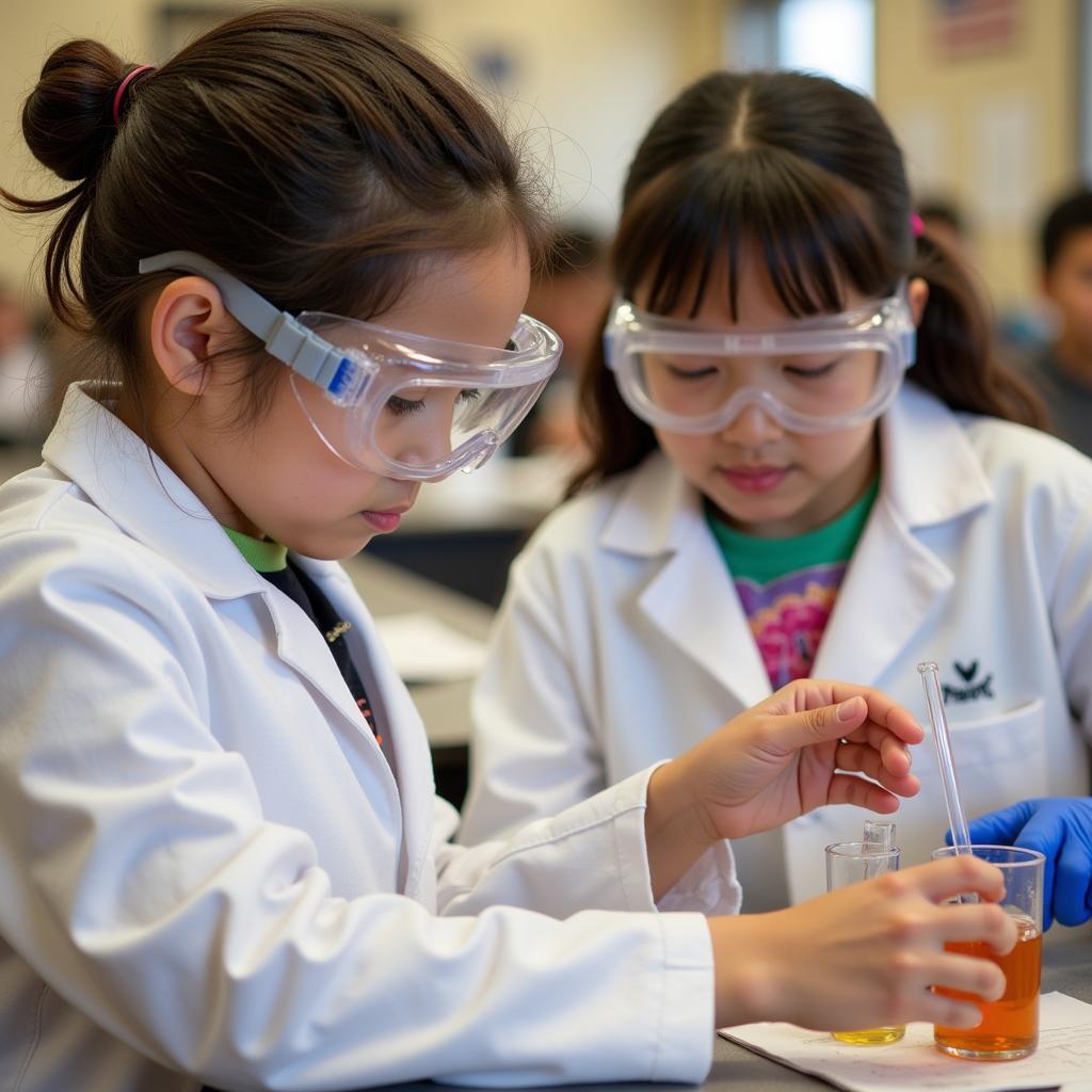 Asean Sugar Land STEM Class Science Experiment